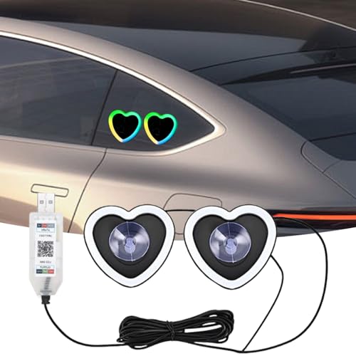 Luces LED para coche con carga USB iluminación interior ambiental 3