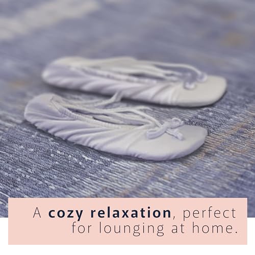 Women's Plush Ballerina Slippers - Comfortable Slippers For Women - Non-Skid House Shoes For Seniors3