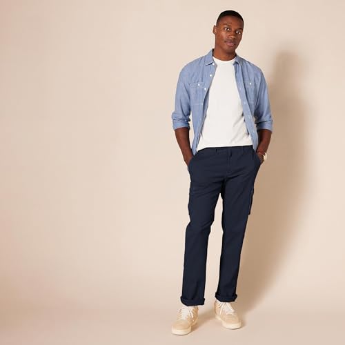 Image of Amazon Essentials Men's Straight-Fit Breathable Stretch Cargo Pants (Available in Big & Tall)