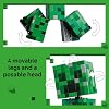 LEGO Minecraft The Creeper Juguete de Construcción para Niños - Juguete de Minecraft para Niños y Niñas, Mayores de 10 Años - Decoración de Habitación para Gamers con Minifigura Creeper de Primera Versión - Regalo para Cumpleaños - 21276 4