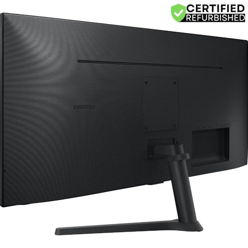 Image of Samsung (Refurbished LS34C502GANXZA 34 inch ViewFinity S50GC Series 1440p HDR Ultrawide Monitor Bundle with 2 YR CPS Enhanced Protection Pack (Renewed)