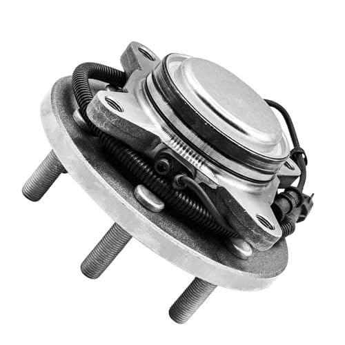 Image of Detroit Axle - 515176 RWD Pair Front Wheel Bearing Hubs with 6 Lugs for 2018-20 Ford F-150 Expedition Lincoln Navigator, Replacement 2019 2020 Left & Right Wheel Bearing and Hubs Assembly w /ABS 2WD