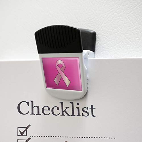 Breast Cancer Awareness Pink Support Ribbon Refrigerator Fridge Magnet Magnetic Hanging Hook Note Snack Clip #TOP1