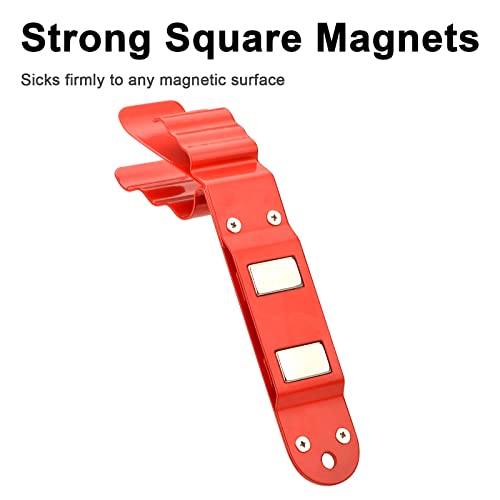 iGuerburn Cigar Holder, Magnetic Golf Cigar Clip can Hold 30-80 Rings Cigars, Cigar Accessories for Men - Durable Cigar Stand for Golf Cart/Boating/BBQ Grills/Travel, 2pcs Velcro Strap - Image 5