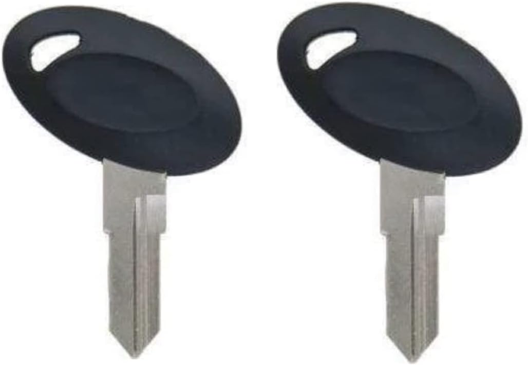 Ilco Bauer RV Lock Key, 2 OEM BAU4 Bauer Blanks, Black