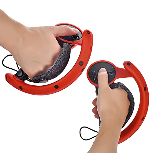Vr Controller Grips Cover Accessories For Valve Index, Valve Index Accessories Sweatproof Anti Collisionr(Red) #TOP7
