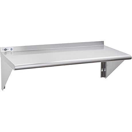 48 Wide Commercial Grade Stainless Steel Shelf