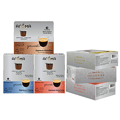 Aroma Selezione 60 Cápsulas Aroma Café Gourmet - Cápsulas Para Nespresso