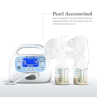 Ameda Pearl Hospital Grade Breast Pump | Ameda Electric Breast Pump | Rechargeable Battery | Medical Grade | Pumps for Breastfeeding