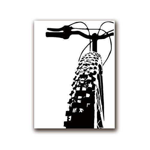 Art cyclisme peinture toile motivation grand format 60x90cm pour décoration de maison - 4