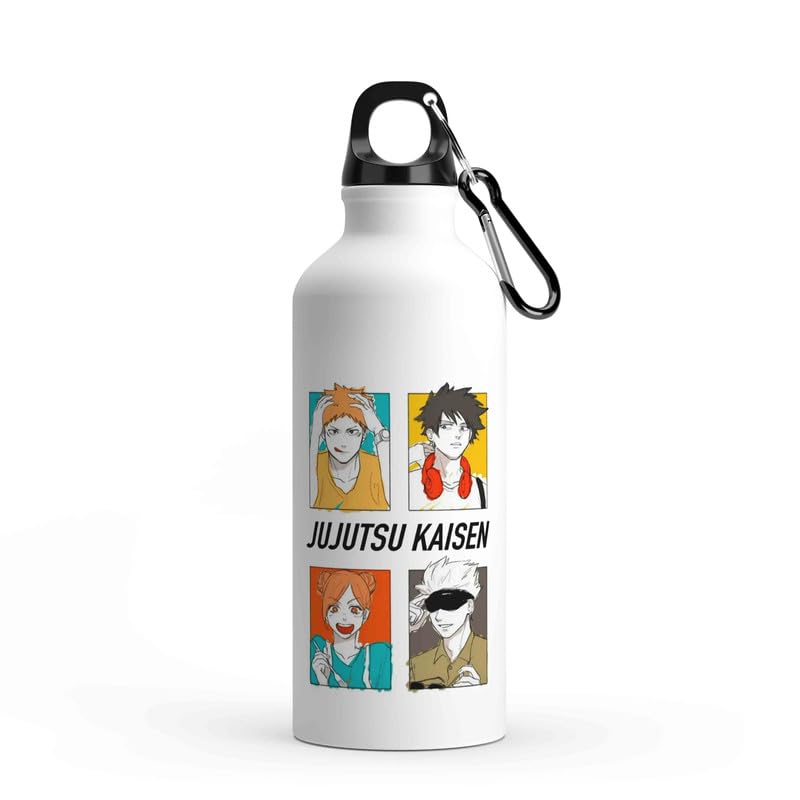 Image of Bigbro Anime Print Aluminum Sipper Water Bottle 750ML | Leak-Proof, Lightweight, Durable | Sports, School, Gym, Home, Office, Travel For Boys /Girls Gift Brother, Sister, Friends, Adults-D1
