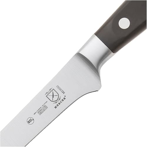 Miniatura 26 de Cuchillo de chef, Mercer Culinary Renaissance, forjado de 8 pulgadas, Cuchillo para pan, de 20.32 cm, 8", Negro