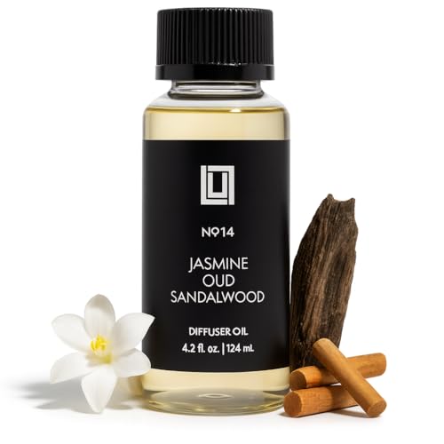 Aroma by Lulu - Jasmine Oud & Sandalwood - Fragrance Diffuser Oil for Waterless Cold Air Diffusers -