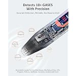 LifeBasis Rechargeable Natural Gas Detector Gas Leak Detector 0.5s Response - Image 4
