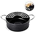 Produktbild Foliner Fritteuse Friteuse Easy Pour Antihaftbeschichtung mit Tropfablaufgestell Tempura Spritzschutz-Frittierpfanne für die Campingküche