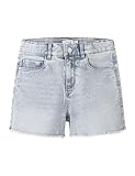 NAME IT Mädchen Nkfrose Hw Mom DNM Shorts 8222 Ya Noos, Light Blue Bleached Denim, 140