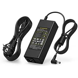Cargador Generico Laptop Sony Vaio Cargador portátil 90W para Sony VAIO 19.5V 4.7A PCG-505 PCG-R505 PCG-C1 PCG-GR PCG-SR VGP-AC19V31 VGP-AC19V36 VGP-AC19V37 VGP-AC19V42 VGP-AC19V48 Laptop Adaptador Connector:6.5 x 4.4mm
