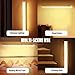 Aboiled Rechargeable Motion LED Lights - Magnetic Installation Warm Light for Closet, Kitchen, and Stairs
