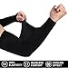 TEVEUNI 2Pairs Arm Sleeves for Women Men with Hand Cover Compression Arm Sleeve Tattoo Cover Up Sleeves to Cover Arms Women's Warm & Cooling Arm Warmers