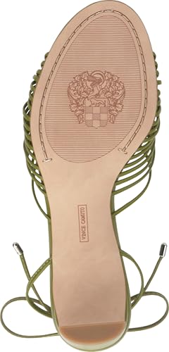 Image of Vince Camuto Lory Ankle Wrap Kitten Heel Sandals