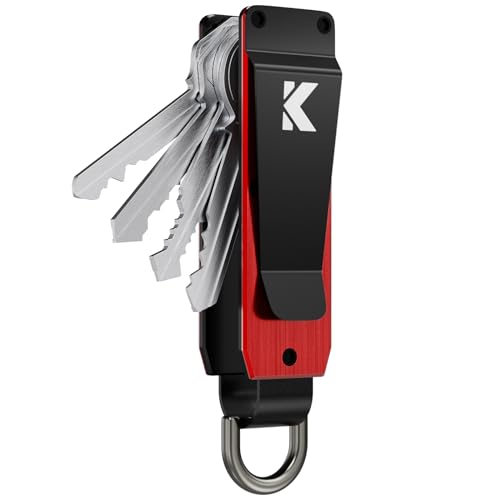 Image of Key Organizer for Men Compact Key Holder Minimalist Key Case Metal Key Chain Key Holder for Keychain Secures 2-5 Keys