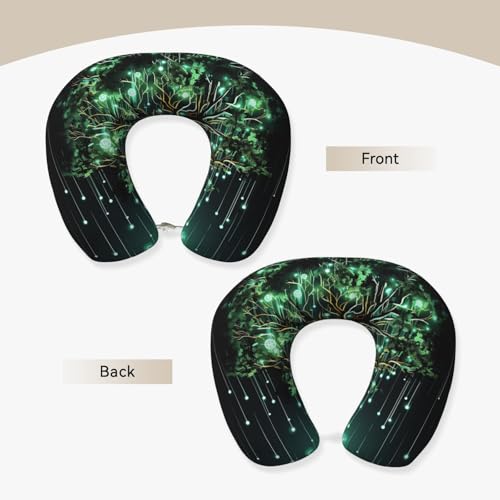 Almohada Espuma Viscoelástica U-Shape Negra miniatura 3