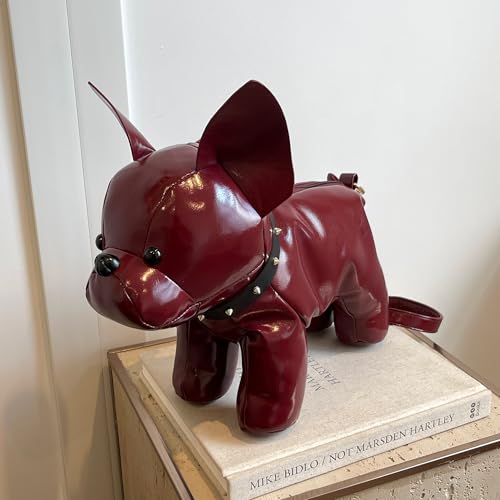 Novelty Dog Shaped Purse,Cute Crossbody Bag PU Leather,Great Gift for Women,Girl and Dog Mom3
