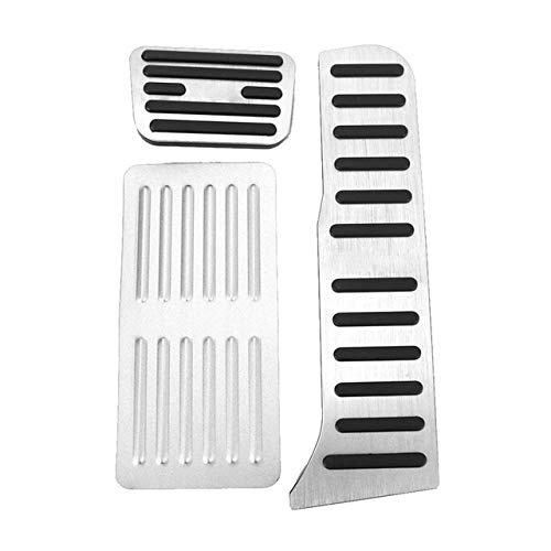 LEIDADA Automatic Transmission Car car footrest car pedal set 3pcs No Slip Brake Pedal Aluminum Alloy Fit, for BYD Song MAX
