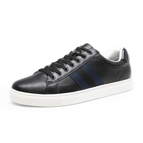 Bruno Marc Men's Casual Dress Sneaker Business Casual Shoes Comfortable Lightweight Lace Up Fashion Sneakers,Size 11,Black,SBFS2417M