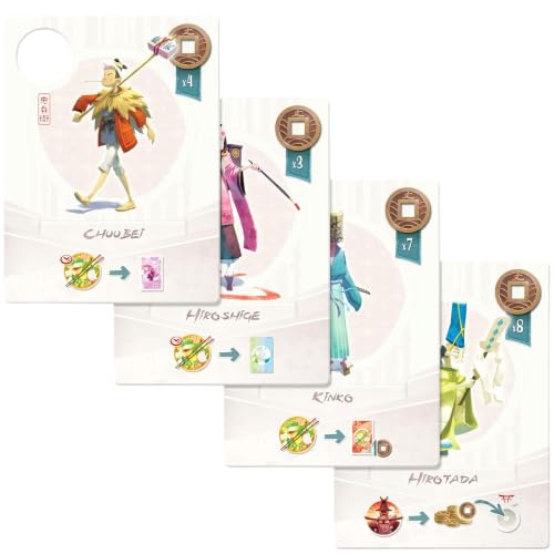 Image of Tickles Tokaido Exploration and Travel Adventure Strategy Board Game Set | Family Journey Game for Teens and Adults (Ages: 8+ Years, Players: 2-5)