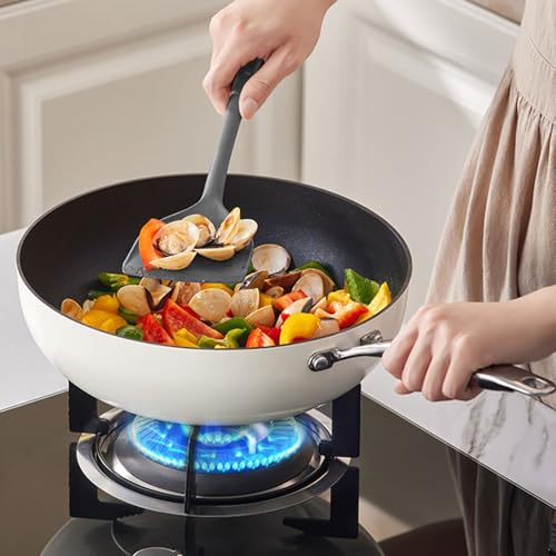 Wok antiadherente de 32 cm color rojo miniatura 6