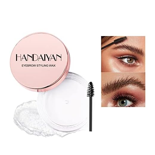 Cera de ceja de efecto de laminación transparente, jabón impermeable, gel de peinado, maquillaje de larga duración (1 Pcs)