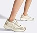 LUCKY STEP Women's Mesh Casual Fashion Sneakers Lace Up Lightweight Running Shoes Non Slip Breathable Chunky Shoes(6 M US Gold)