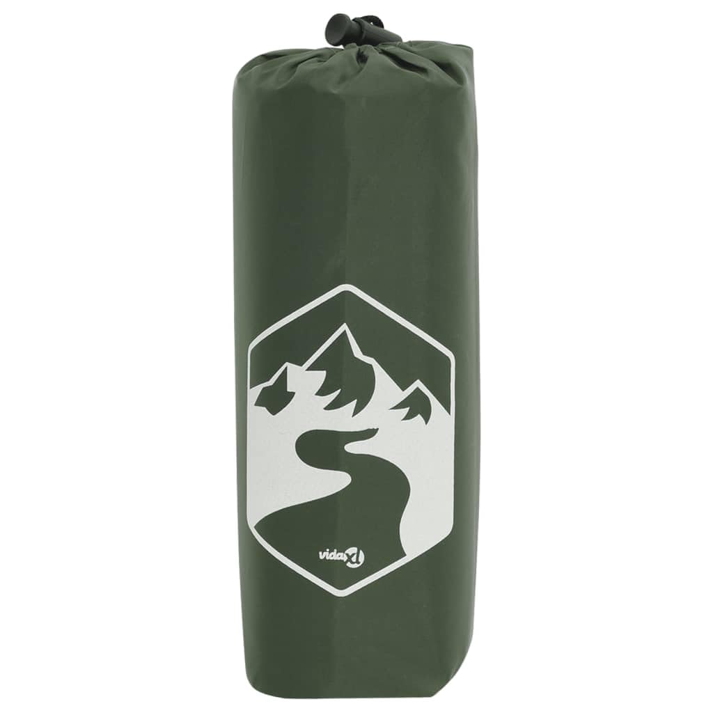 Mangloder Regenponcho mit Kapuze 2-in-1-Design Grün 223x wasserdichter Polyester Campingplane Picknickdecke Zelt Outdoor Wandern Trekking Zubehör