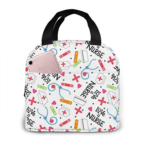 SIMONO Sac à déjeuner isotherme pour infirmière - Sac à déjeuner isotherme - Pour homme et femme - Pour le travail, l'école, les voyages