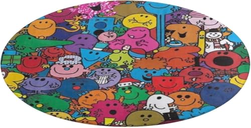 Mr Men And Little Miss ~` O 􂦂 z  ~ߕt O}bg J[ybg k y ܂ `FA}bg h ϖՐ 90cm tďH~  Eh ی^ O }bg I[V[Y tA}bg 