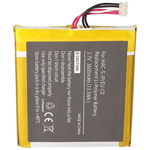 Akku passend für Nintendo Switch, Li-Polymer, 3,7V, 3600mAh, 13,3Wh Cover