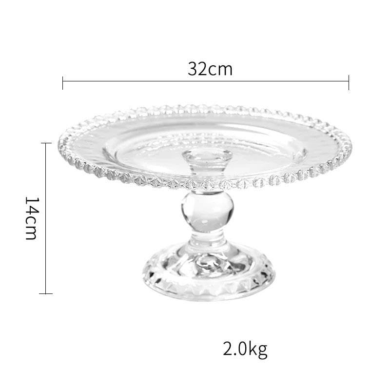 Multiuso Espositore da tavolo dessert con vassoio for torta piedini alti