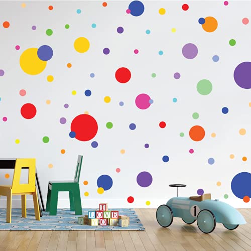 PapaKit Vinilo Decorativo Confetti Lunares Redondos