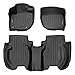 MAXLINER Floor Mats 2 Row Liner Set Black for 2015-2019 Honda Fit