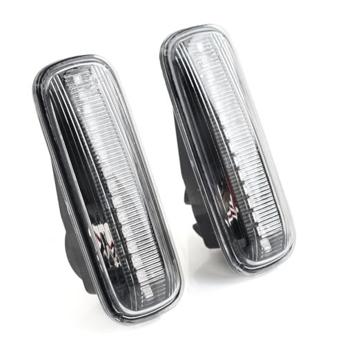 Newsmarts Sequential Turn Signal Marker Lamp Clear Dynamic Blink Side Indicator Light LED for HONDA Civic Sixth Generation EJ EK EM EK9 1996-2000 CR-V First Generation 1997-2001