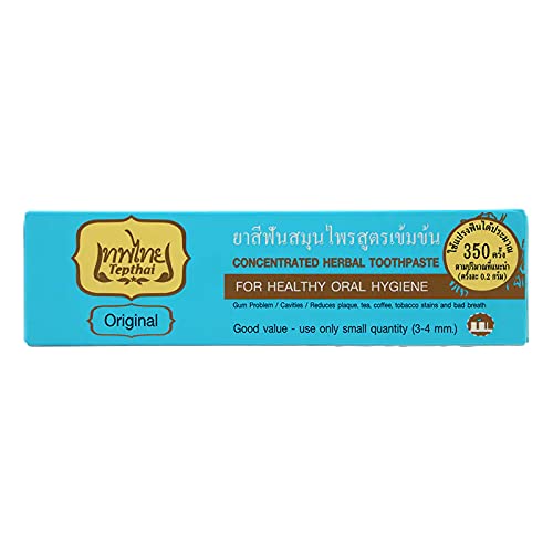 Original Formula TepThai, Concentrated Herbal Toothpaste for Healthy Oral Hygiene 70g