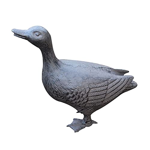 BOOMLATU Cute Ducks Statue Home Decor Cast Iron Ornaments for