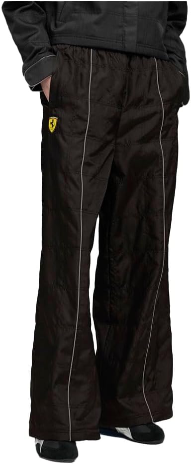 PUMA Women's Standard Scuderia Ferrari Premium Woven Pants, Black - Image 4