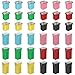 Eoppen 36Pcs Jcase Fuse Car Fuses Assortment Kit Automotive Tall/Standard and Low Profile Jcase Box Shaped Automotive Fuses for Trucks Cars and SUVs (20A, 30A, 40A, 50A, 60A, 80A)