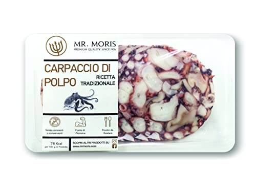 Carpaccio di Polpo Premium Mr. Moris® | Ricetta Tradizionale | Vaschetta ATM 80g