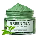 LZYLLS Green Tea Mud Mask Deep Clean Purifying Clay Mask Stick,Blackhead Remover,Moisturizing & Improve Skin Tone Green Tea Oil Control Mask Stick,Reduce Blackheads for All Skin Types B