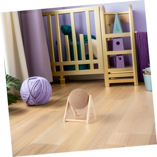 Juguete Rascador para Gatos Bola Sisal Natural 7.09 in miniatura 7