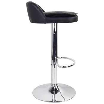 Amazon.com: WKWKER Set of 2 bar Stools with footrest 360