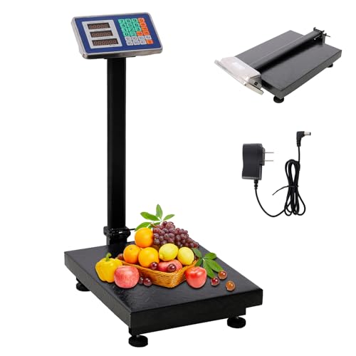 Báscula digital plegable de plataforma 660 lb miniatura 1